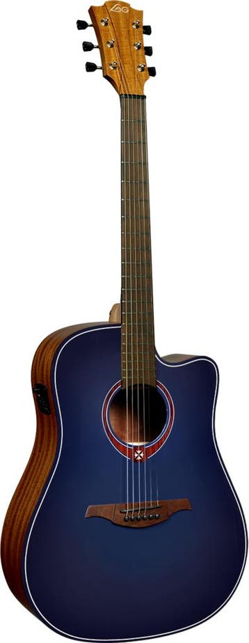 LAG Tramontane Special T-BLUE-DCE Dreadnought Cutaway Electr, Verzenden, Nieuw