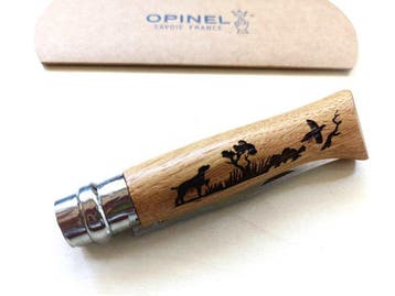 Opinel Opinel N°08 Cane - Nuovo – Coltello pieghevole inciso