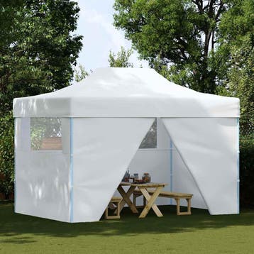 vidaXL Partytent met 4 zijwanden inklapbaar 280x410x315 cm, Verzenden, Nieuw, Partytent