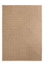 Buitenkleed | Timber | Geometrisch | Beige | 80x150 cm, Huis en Inrichting, Verzenden, Nieuw