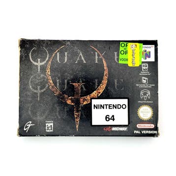 Quake - Nintendo 64 N64 - PAL EUR - CIB, Spelcomputers en Games, Games | Nintendo 64, Ophalen of Verzenden, Zo goed als nieuw