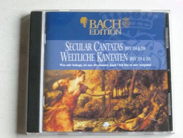 Bach - Secular Cantatas bwv 204&208 / Peter Schreier, Edith, Cd's en Dvd's, Cd's | Klassiek, Ophalen of Verzenden, Zo goed als nieuw