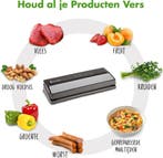 2dekans | KitchenBrothers Vacumeermachine - Vacuüm Sealer -, Ophalen of Verzenden, Zo goed als nieuw