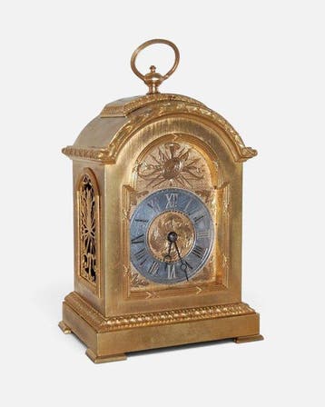 Reisklok - - Verguld brons - 1850-1900 - met repetitie