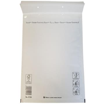 100 Luchtkussenenveloppen F/16 220x340mm wit Filmar Classic, Verzenden, Nieuw in verpakking