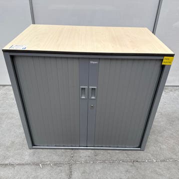 Gispen roldeurkast - 72x80x47 cm | trespa blad, Ophalen of Verzenden, Nieuw