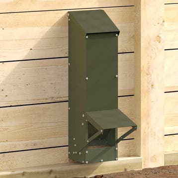 vidaXL Kip voerbak Olijf Groen 13 x 12 x 51 cm Koudgewalst, Dieren en Toebehoren, Verzenden, Nieuw