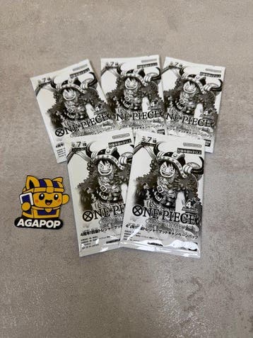 One Piece - 5 Booster pack - 5 buste promo sigillate One, Nieuw