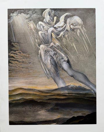 Salvador Dali (1904-1989) - Ange Surrealiste