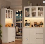 Keukenbuffetkast 180cm met LED, Lades en Stopcontact, Verzenden, Nieuw