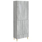 vidaXL Kastenset 2 pcs 66 x 34,5 x 95 cm Bewerkt hout, Verzenden, Nieuw