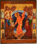 Icoon - Russisch-orthodoxe icoon Opstanding van Jezus -