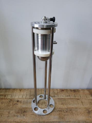 ACV tester, staal, Tot. hoogte 87 cm, dia voet 23 cm, Ophalen