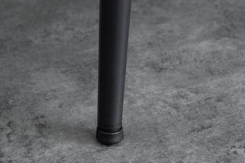Eettafel APARTMENT 120 cm, grijze steenlook met zwart, Ophalen of Verzenden, Nieuw