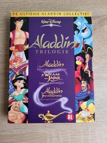 DVD - Aladdin Triology, Gebruikt, Tekenfilm, Verzenden, Alle leeftijden