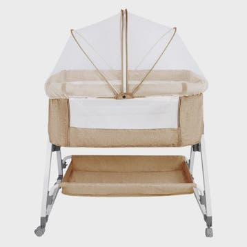 Baby Co-sleeper Wieg 2-in-1 met Wielen, 6 Hoogte-instellinge, Verzenden, Nieuw