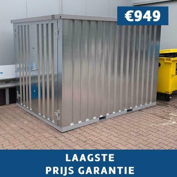 Een demontabele 10ft zeecontainer tuinhuis, multifunctioneel, Doe-het-zelf en Verbouw, Containers