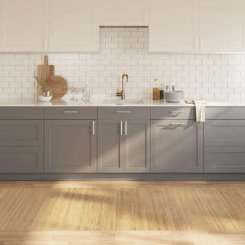 vidaXL Vloerkleed rechthoekig 100x300 cm bamboe lichtnaturel, Verzenden, Nieuw, Beige