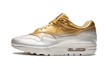 Nike Air Max 1 LX Metallic Gold Metallic Platinum (W), Nieuw