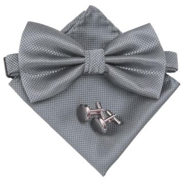 Fako Fashion - Vlinderstrik, Pochette & Manchetknopen -, Verzenden, Nieuw
