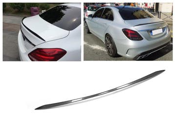 Achterspoiler Carbon geschikt voor Mercedes W205 C-Klasse |