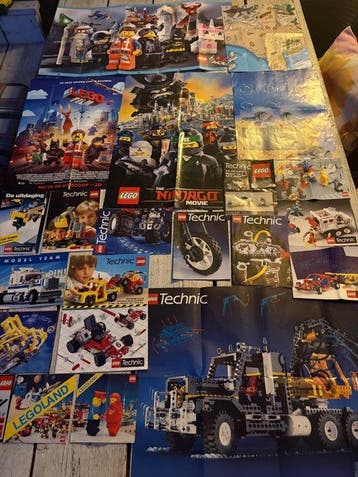 Lego - Vintage - 3,5 kg Lego folders, informatie boekjes,, Nieuw