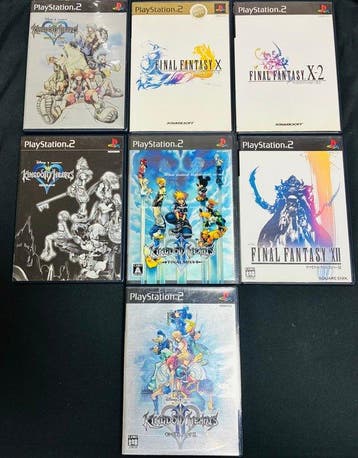 Sony - PlayStation 2 - Kingdom Hearts & Final Fantasy - 7, Nieuw