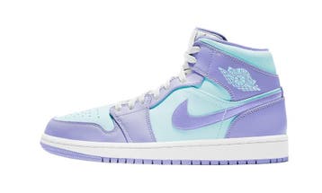 Air Jordan 1 Mid Purple Aqua, Nieuw