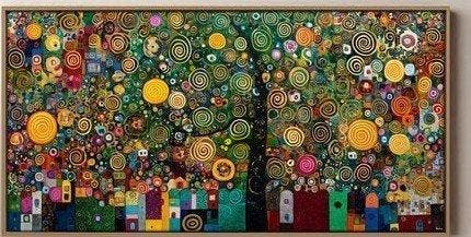Felix van Horst (1988) - Whirling Wonders (XXL), Antiek en Kunst, Kunst | Schilderijen | Modern