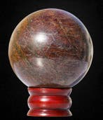 Massieve 2,5 kg natuurlijke hessonietgranaatbol (105 mm) -