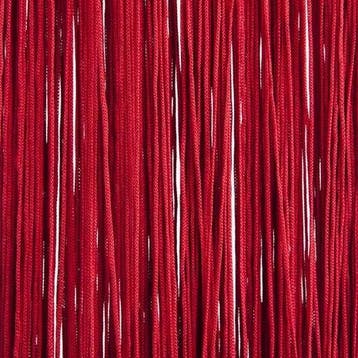 Vlamwerend, brand vertragend draadjesgordijn 300X300 ROOD, Nieuw