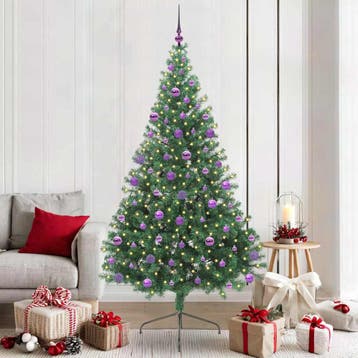 vidaXL Kunstmatig Voorverlicht Kerstboom met 300 LED Groen, Diversen, Kerst, Verzenden, Nieuw
