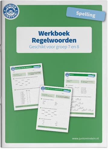 Junior Einstein Spelling werkboek Regelwoorden groep 7-8 (pe, Verzenden, Nieuw