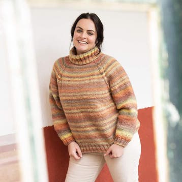 Breipatroon Damestrui met rolkraag top-down model van Azte, Ophalen of Verzenden, Nieuw