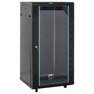 Netwerkkast 22U 19 inch - Retourdeal 60% Korting, Computers en Software, Serverkasten, Ophalen of Verzenden, Gebruikt, Glas, Plaatstaal