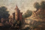 Europese school (XVIII) - El torreón, Antiek en Kunst, Kunst | Schilderijen | Klassiek