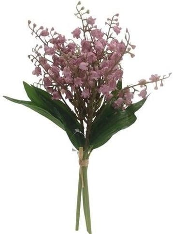 Lelietje van Dalen Roze Zijdenbloem Bundel 30 cm, Ophalen of Verzenden, Nieuw
