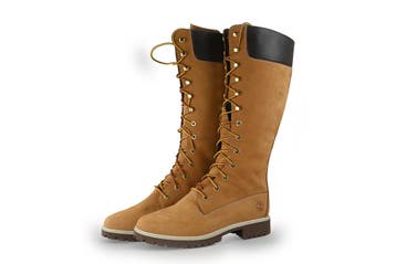 Timberland Laarzen in maat 40 Geel, Kleding | Dames, Hoge laarzen, Verzenden, Geel, Zo goed als nieuw