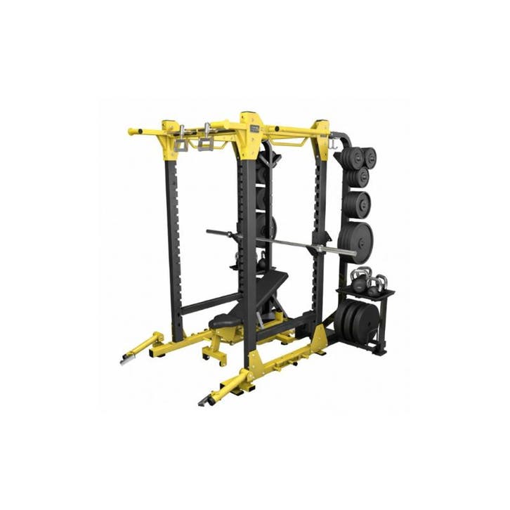 Squat Rek - Zwart & Geel, Sport en Fitness, Fitnessapparatuur, Nieuw, Ophalen of Verzenden