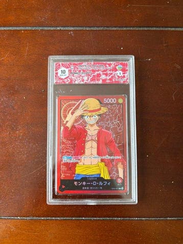 Bandai - 1 Verzegelde kaart - One Piece - Monkey D. Luffy, Hobby en Vrije tijd, Verzamelkaartspellen | Overige, Nieuw