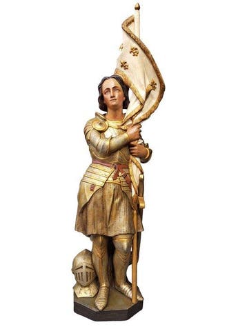 Henri Gerard Namur - Beeld, Kerkbeeld - Jeanne DArc - 119, Antiek en Kunst