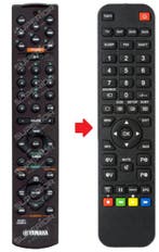 Alternatieve Yamaha SYS21 / SYS22 afstandsbediening, Verzenden, Nieuw
