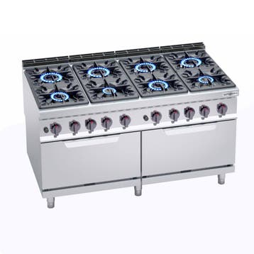 GGM Gastro | Gasfornuis - Lorenzo 900 - 1600x900mm - 84,2 kW, Verzenden, Nieuw, Inbouw