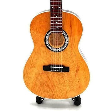 Miniatuur replica klassieke Spaanse gitaar - Paco de Lucia, Ophalen of Verzenden, Nieuw, Pop, Beeldje of Miniatuur
