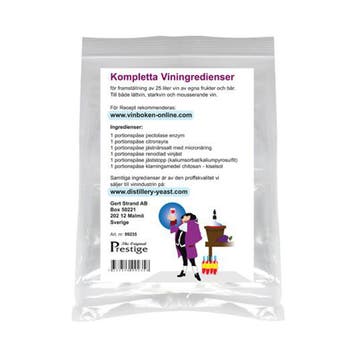 Complete set - wijn ingredienten - 7 items, Ophalen of Verzenden, Nieuw, Overige typen