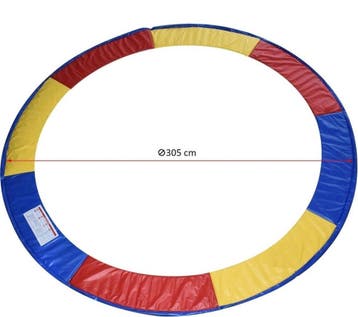Trampoline Rand 305cm | PVC PE | Premium | OP=OP, Verstelbaar, Kinderen, Roces, Nieuw