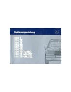 1987 MERCEDES BENZ E KLASSE T INSTRUCTIEBOEKJE DUITS