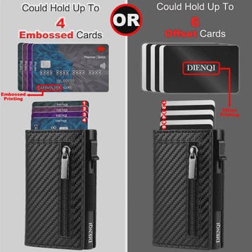 Luxe RFID-blokkerende Heren Portemonnee met Pop-Up Kaarthoud, Verzenden, Nieuw