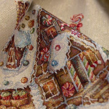 AA302 - Kerst Gobelin-tafelkleed – Teddyberen in het