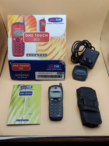 Alcatel One Touch 303 TIM, completo con stazione di ricarica, Nieuw